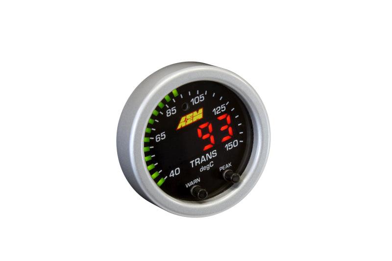 AEM X-Series Temperature 100-300F Gauge Kit (ONLY Black Bezel and Water Temp. Faceplate) - BOLT Motorsports