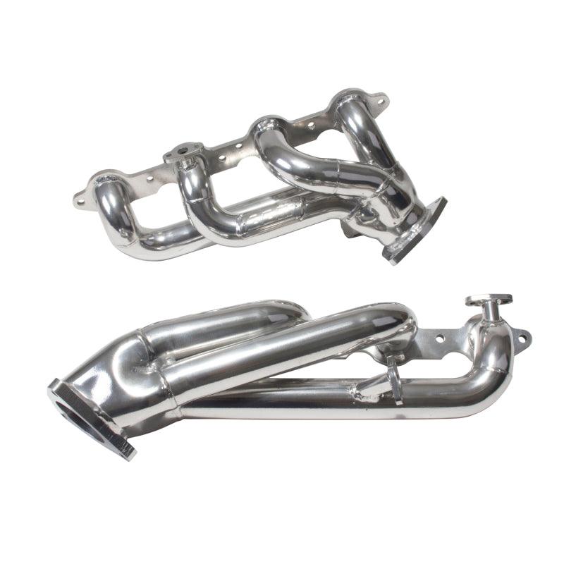 BBK 99-04 GM Truck SUV 4.8 5.3 Shorty Tuned Length Exhaust Headers - 1-3/4 Silver Ceramic - BOLT Motorsports