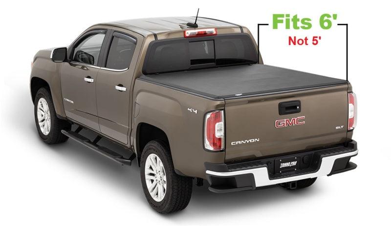 Tonno Pro 15-19 Chevy Colorado 6ft Fleetside Tonno Fold Tri-Fold Tonneau Cover - BOLT Motorsports