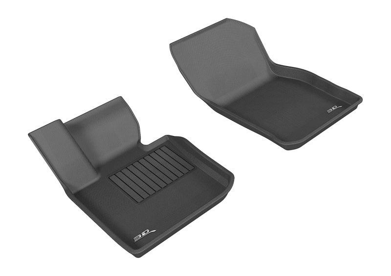 3D MAXpider 2014-2019 Mini Hardtop 2-Door/Convertible Kagu 1st Row Floormat - Black - BOLT Motorsports