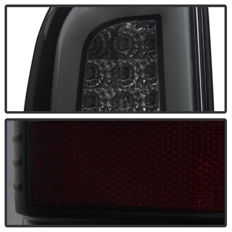 Spyder 97-03 Ford F150 Stylsd. F250 V3 Lght Bar LED Tail Lights - Blk Smk ALT-YD-FF15097V3-LBLED-BSM - BOLT Motorsports