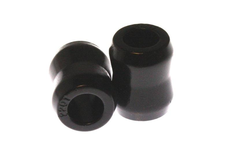 Energy Suspension Black Hour Glass Shock Bushings 3/4 inch I.D. 1 min - 1 1/8 max inch O.D. 1 7/16 i - BOLT Motorsports