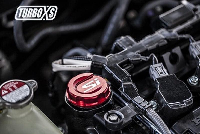 Turbo XS 2016+ Honda Civic Red Oil Cap - BOLT Motorsports