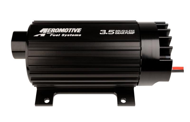 Aeromotive 3.5 Brushless Spur Gear External Fuel Pump - In-Line - 3.5gpm - BOLT Motorsports