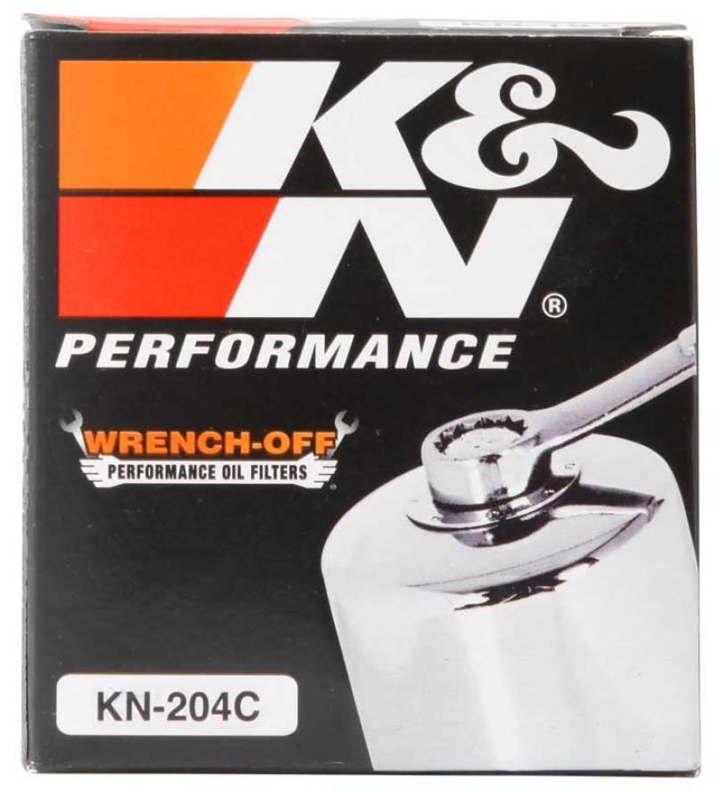 K&N Engineering K&N Honda / Kawasaki / Arctic Cat / Suzuki / Triumph / Yamaha 2.688in OD x 2.969in H Oil Filter - BoltMotorsports