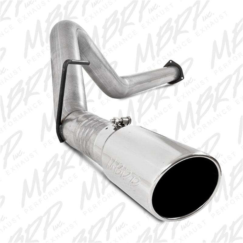 MBRP 11-14 Ford 6.7L F-250/350/450 4in Filter Back Single Side Exit Alum and Down Pipe Exhaust - BOLT Motorsports