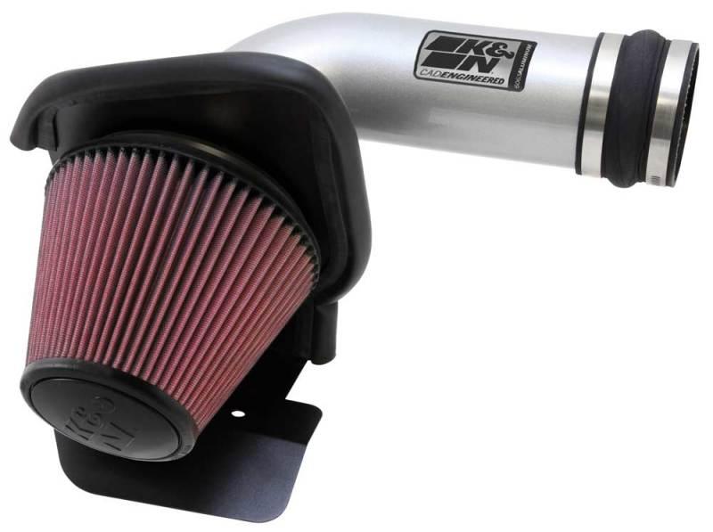 K&N Engineering K&N 11 Ford Taurus SHO 3.5L V6 Silver Typhoon Cold Air Intake - BoltMotorsports