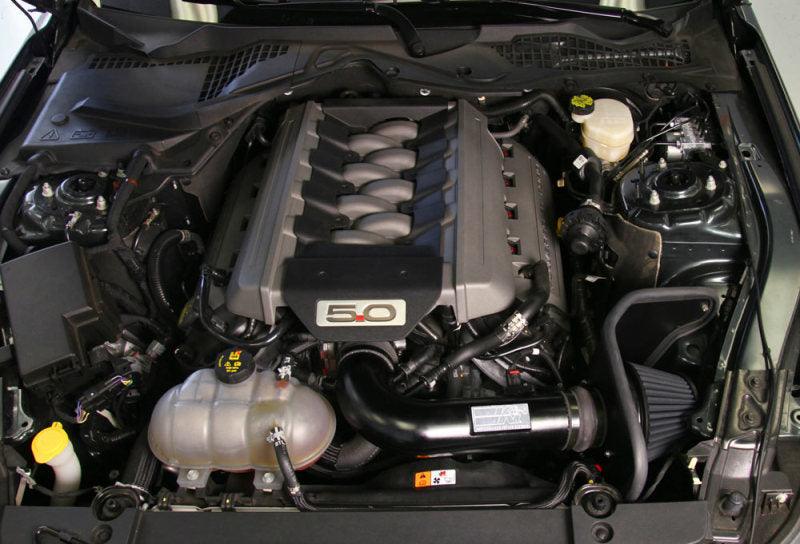 K&N Engineering K&N 2015 Ford Mustang GT 5.0L V8 Black Performance Intake Kit - BoltMotorsports