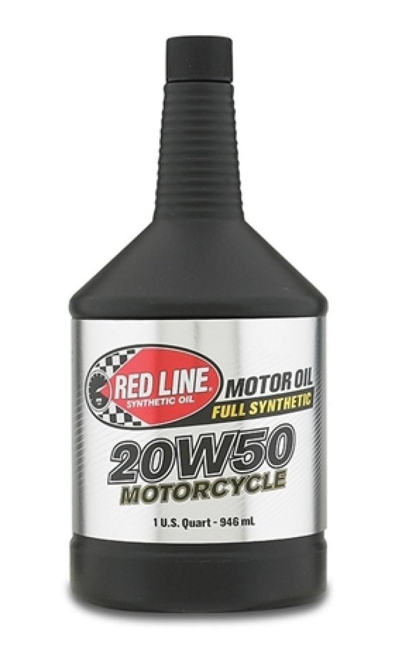 Red Line 20W50 Motorcycle Oil - Quart - BOLT Motorsports