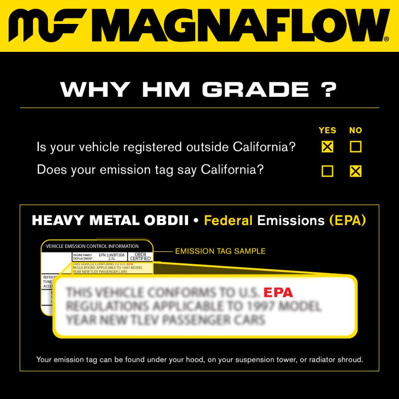 MagnaFlow Conv Univ 2.50inch - BOLT Motorsports