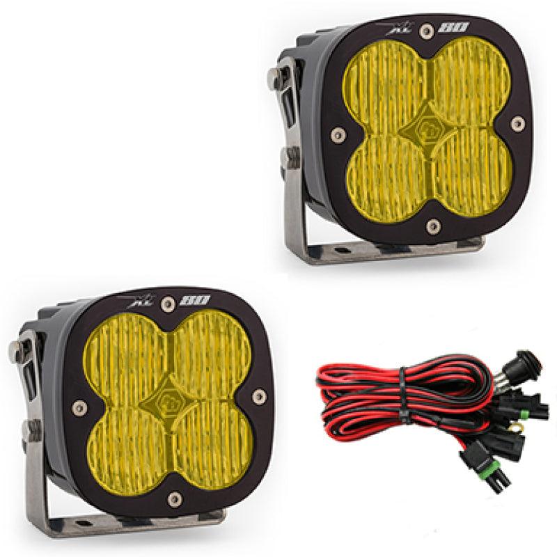 Baja Designs XL80 Series Wide Cornering Pattern LED Light Pods - Amber - BOLT Motorsports