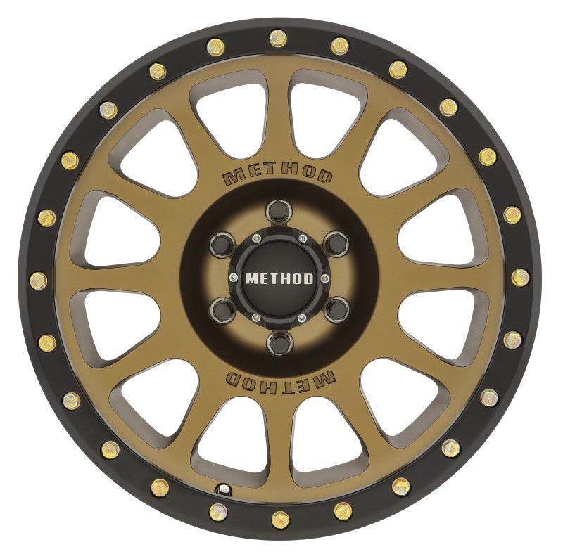 Method MR305 NV 18x9 0mm Offset 6x5.5 108mm CB Method Bronze/Black Street Loc Wheel - BOLT Motorsports