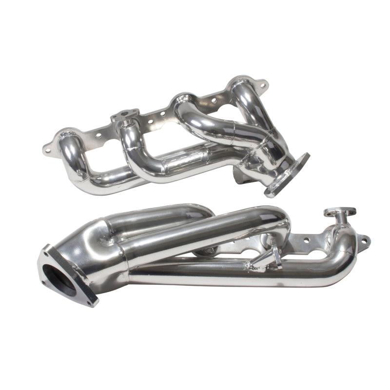 BBK 99-04 GM Truck SUV 4.8 5.3 Shorty Tuned Length Exhaust Headers - 1-3/4 Silver Ceramic - BOLT Motorsports