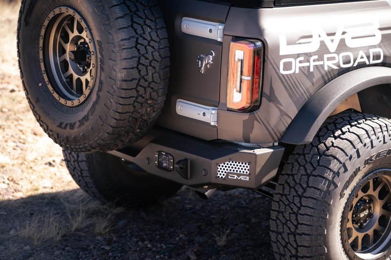 DV8 Offroad 21-22 Ford Bronco MTO Series Rear Bumper - BOLT Motorsports