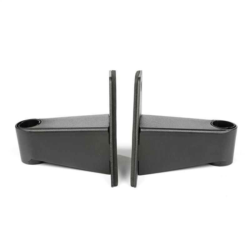 Rugged Ridge 07-18 Jeep Wrangler JK Textured Black Mirror Relocation Brackets - BOLT Motorsports
